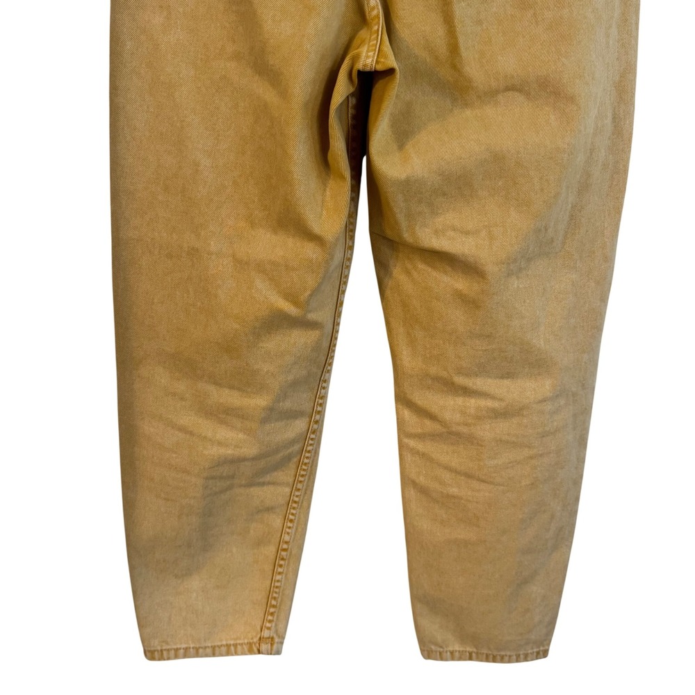 Denim Co Mustard Yellow High Rise Mom Jeans Women's US 8 100% Cotton - Picture 7 of 10